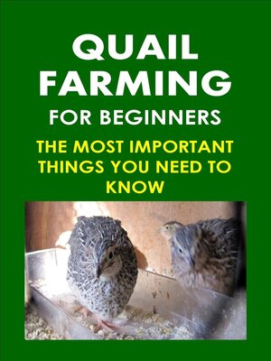 cover image of Quail Farming For Beginners